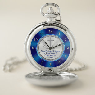 Best Gift for Pastor. Personalized, Christian  Pocket Watch