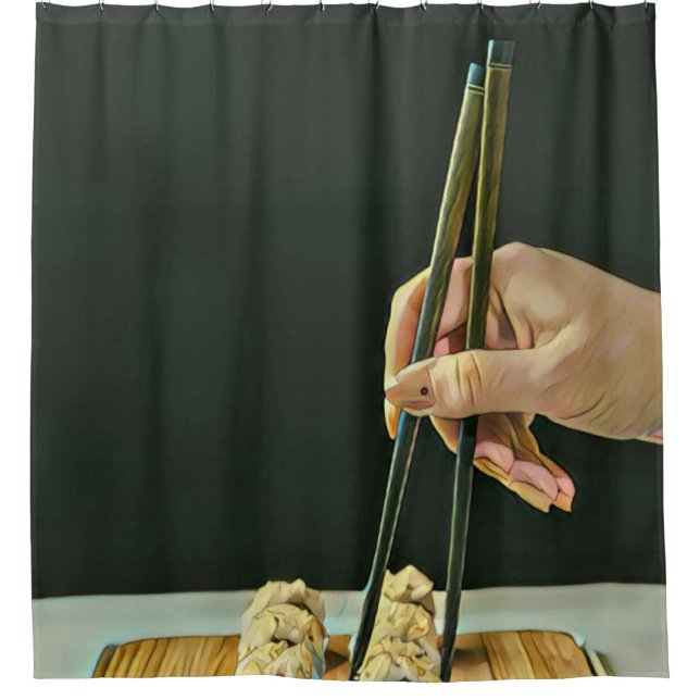 Best gift for Sushi lover Shower Curtain (Front)