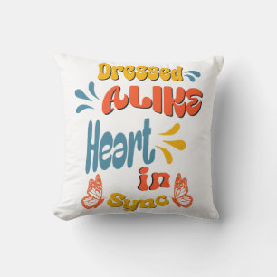 Best gift for twins and twinning friends throw pillow