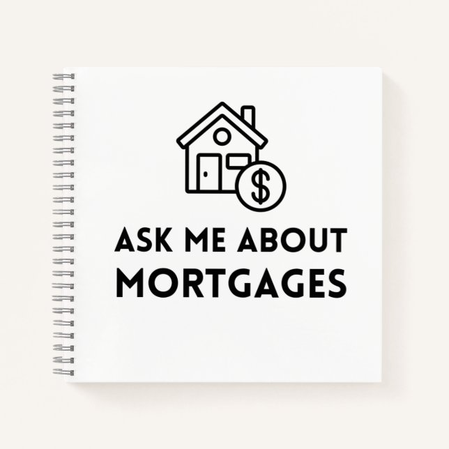 Best gift idea for mortgage loan officer Advice  Notebook (Front)