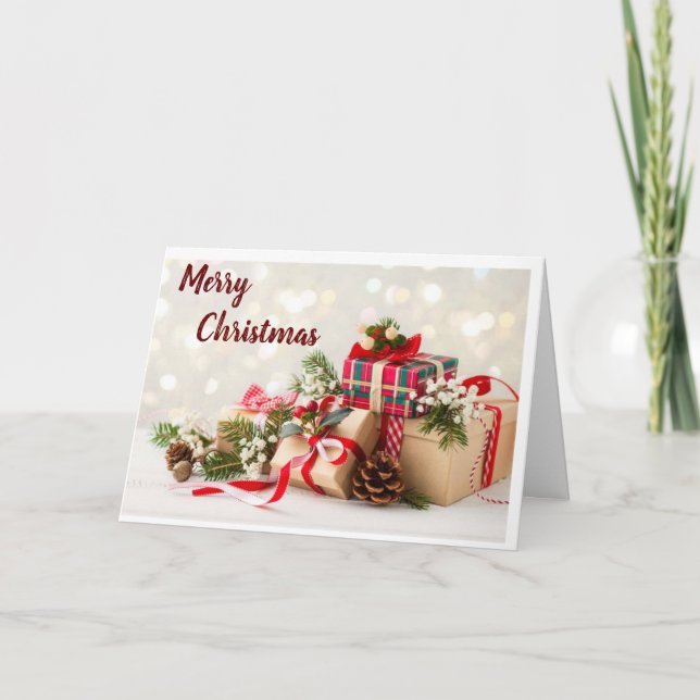 *BEST GIFT IS HAVING YOU IN MY LIFE* CHRISTMAS CARD (Front)