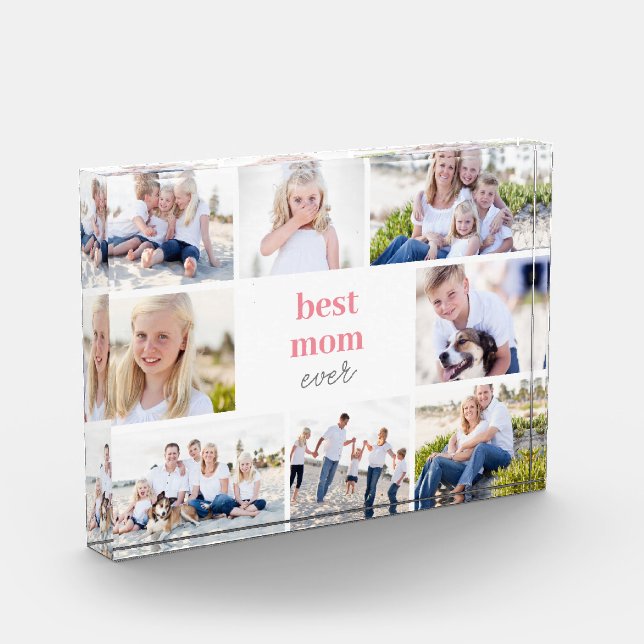 Best Gift Personalized Color Acrylic Photo Block (Left)
