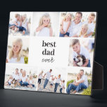 Best Gift Personalized Color Photo Desktop Plaque<br><div class="desc">Simply personalize with your text and photo(s) and create a one-of-a-kind gift for yourself or someone you love! Background color can be changed to any color of your choice!</div>