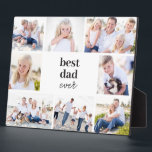 Best Gift Personalized Color Photo Desktop Plaque<br><div class="desc">Simply personalize with your text and photo(s) and create a one-of-a-kind gift for yourself or someone you love! Background color can be changed to any color of your choice!</div>