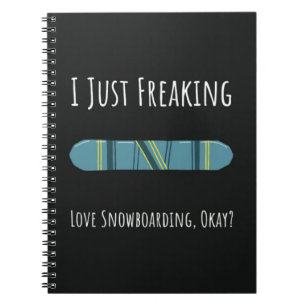 Best Gifts For Snowboarders Sport Winter Snowboard Notebook