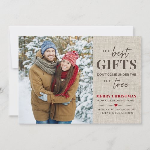 Best Gifts Pregnancy Announcement Christmas Card