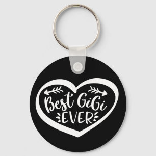 Best Gigi Ever Grandmother Gift Keychain