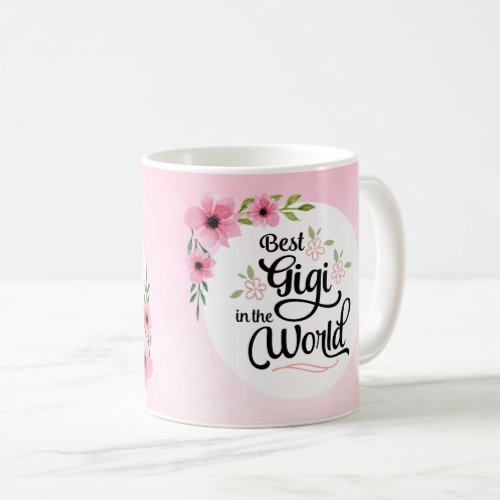 Best Gigi in the World Flower Mug