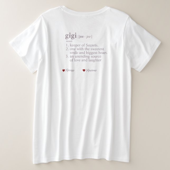 Best GiGi T-Shirt (Design Back)