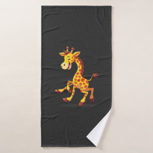 Best Giraffe Art For Men Women Adult Giraffe Print Bath Towel
