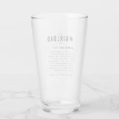 Best Girl Dad Ever | Personalized #GirlDad Pint Glass (Back)