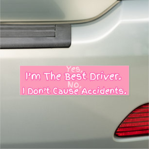 Best Girl Driver Car Magnet