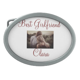 Best Girlfriend add name valentine add couple imag Belt Buckle