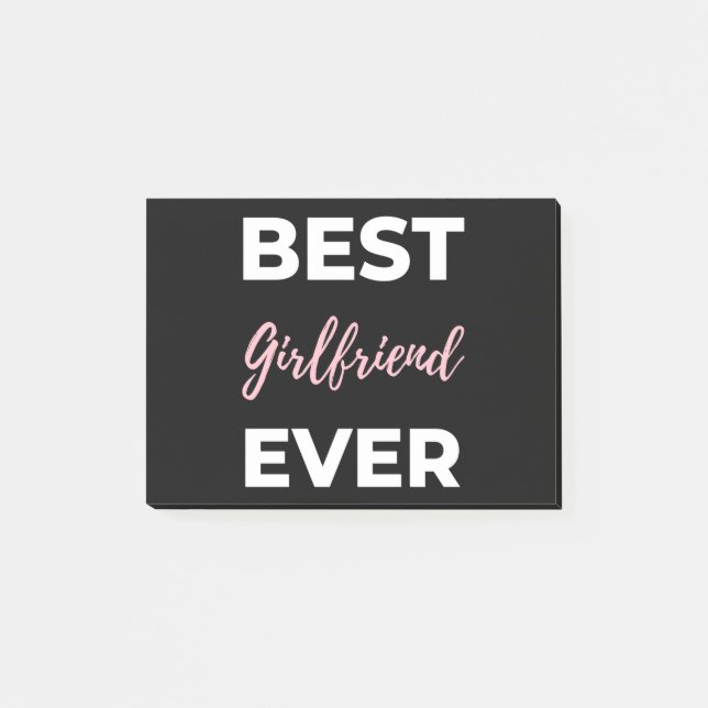 Best Girlfriend Ever Post-it Notes (Front)