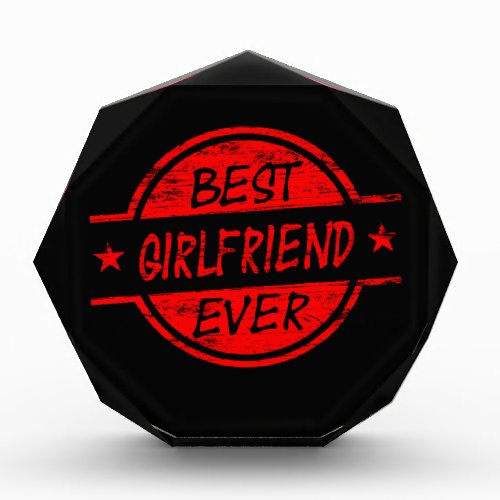 Best Girlfriend Ever Red Award