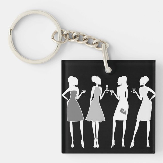 **BEST GIRLFRIENDS** KEYCHAIN (Front)