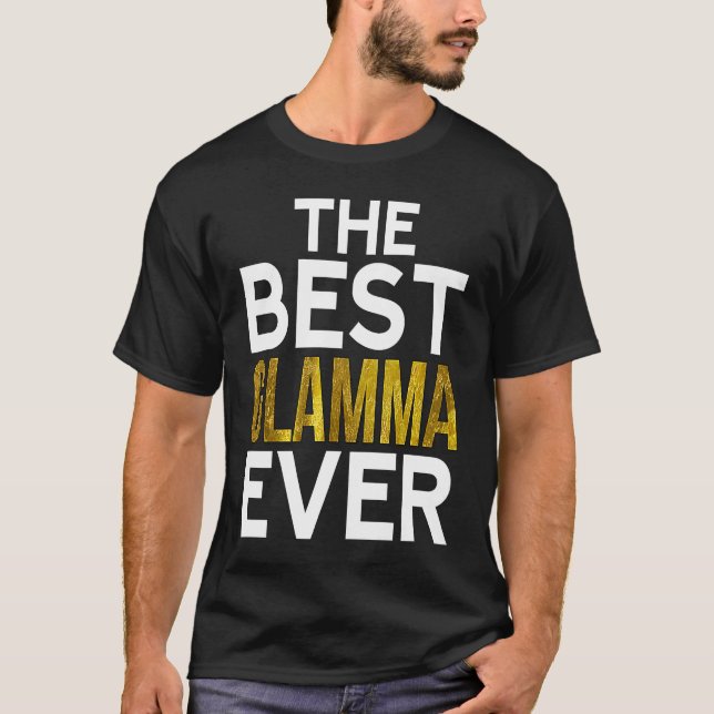 Best Glamma Black Grandma Queen Magic Glam ma Gran T-Shirt (Front)