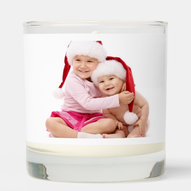 Best Glamma Ever Photo red/white Scented Candle (Front)