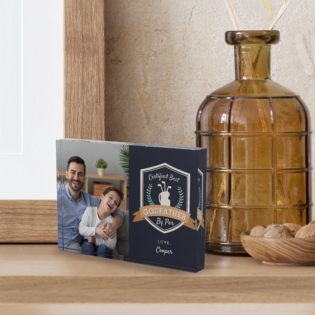 Best Godfather By Par | Father's Day Golf Photo Block (Creator Uploaded)