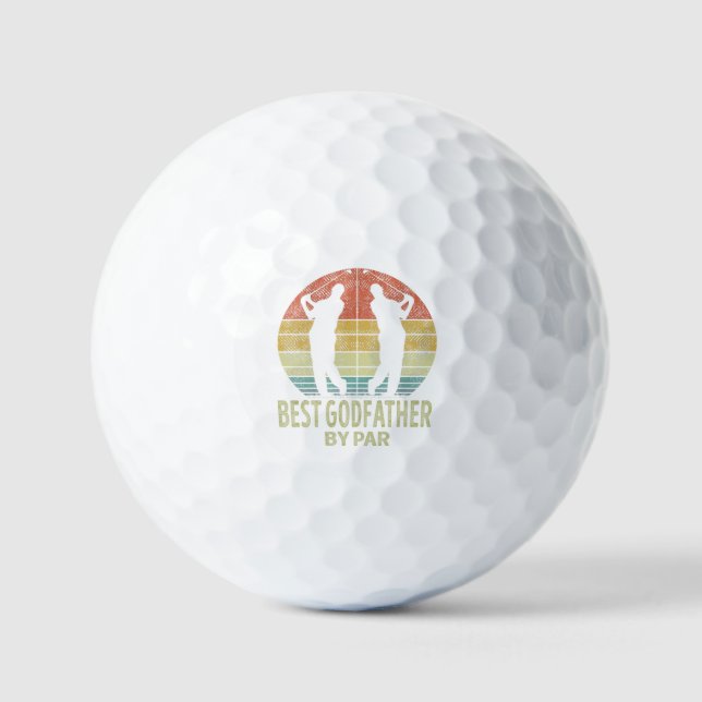 Best GODFATHER By Par Golf Golfer Balls (Front)