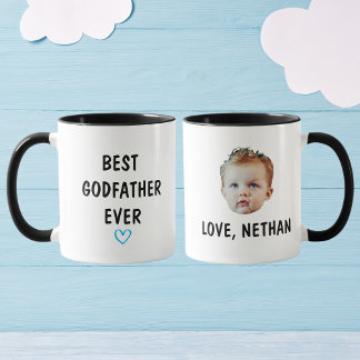 Best Godfather Ever Gifts, Personalized Godfather Mug