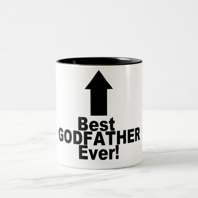 Best Godfather Ever Two-Tone Coffee Mug (Center)