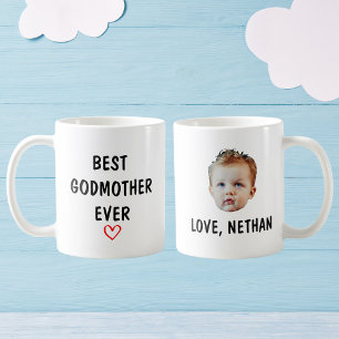 Best Godmother Ever Gifts, Personalized Godmother  Coffee Mug