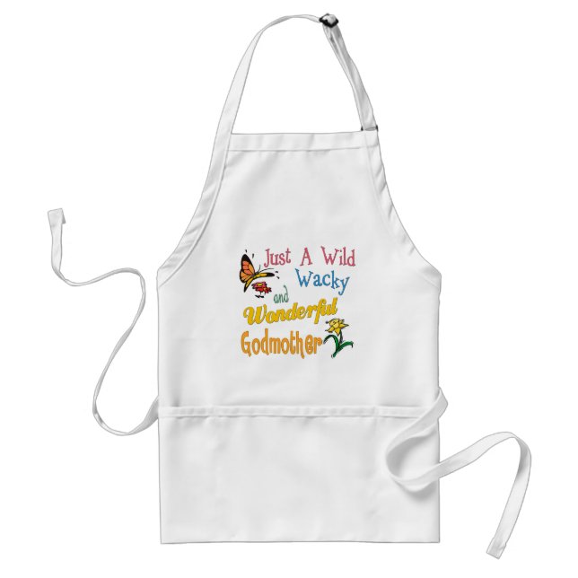 Best Godmother Gifts Adult Apron (Front)