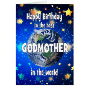 Best Godmother In The World Birthday Cards