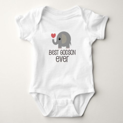 Best Godson Ever Baby Boy Gift Baby Bodysuit