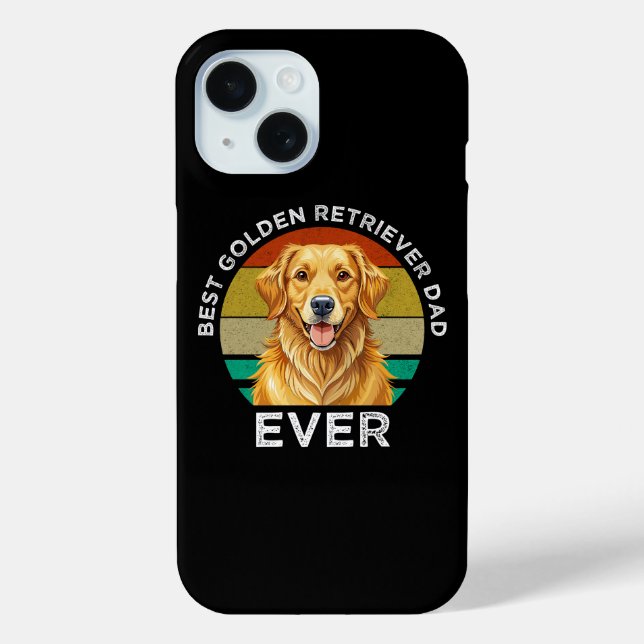 Best Golden Retriever Dad Ever Case-Mate iPhone Case (Back)