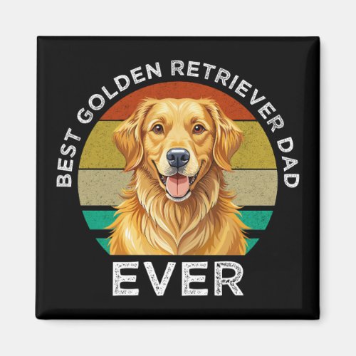 Best Golden Retriever Dad Ever Magnet