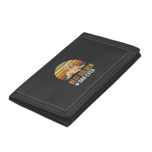 Best Golden Retriever Dad Ever Retro Dog Tri-fold Wallet