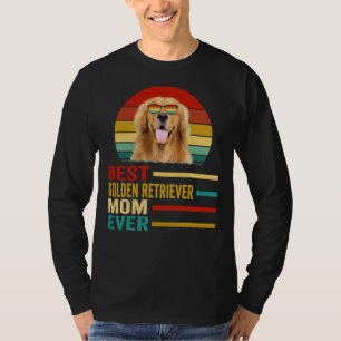 Best Golden Retriever Mom Ever Retro T-Shirt