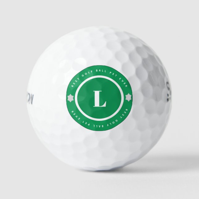 Best Golf Ball Pet Ever Initial Personalize (Front)