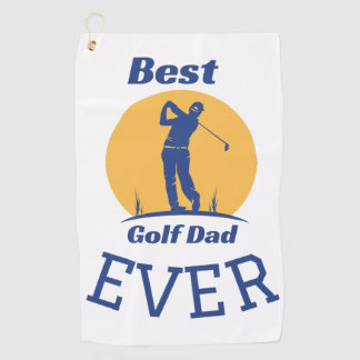 Best Golf Dad Ever Golf Towel