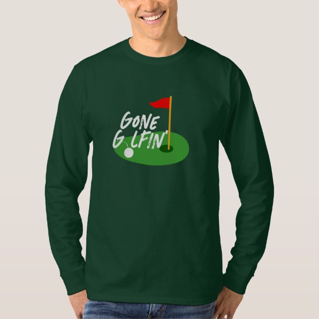 Best Golf GIf Idea| Funny Gone Golfing T-Shirt (Front)