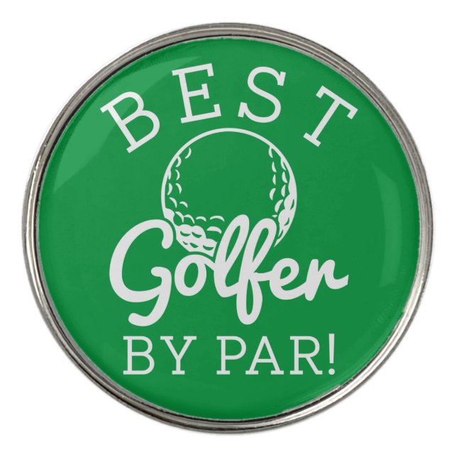 Best Golfer By Par Golf Ball Marker (Front)
