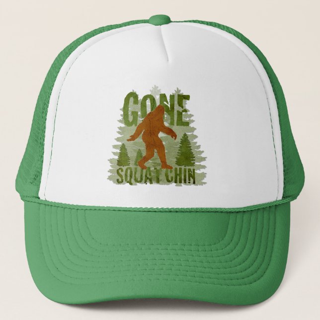 Best Gone Squatchin Design EVER! Trucker Hat (Front)