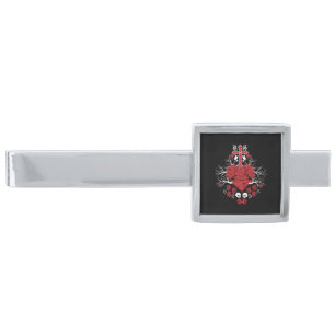 Best Gothic Gift Accessories Silver Finish Tie Bar