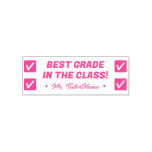 [ Thumbnail: "Best Grade in The Class!" Educator Rubber Stamp ]