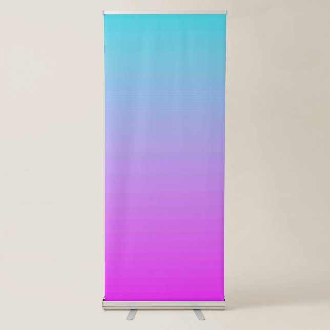 Best Gradient Vertical Retractable Banner (Front)