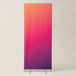 Best Gradient Vertical Retractable Banner