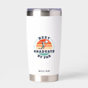 Best Graduate By Par Personalized Retro Keepsake Insulated Tumbler