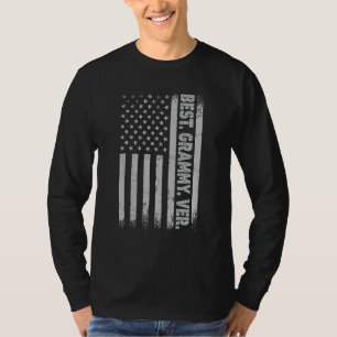Best Grammy Ever America Flag  For Men Father's Da T-Shirt