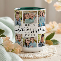Best Grammy Ever Personalized 8 Photo Collage Gift
