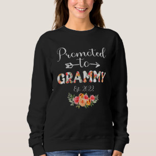 Best Grammy Ever Women Flower Decoration Grandma Sweatshirt