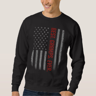 Best Grampa Ever American Flag   For Father's Day Sweatshirt