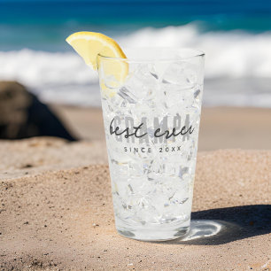 Best Grampa Ever Since 20XX Modern Simple Preppy Glass