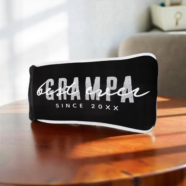 Best Grampa Ever Since 20XX Modern Simple Preppy Golf Head Cover (Creator Uploaded)